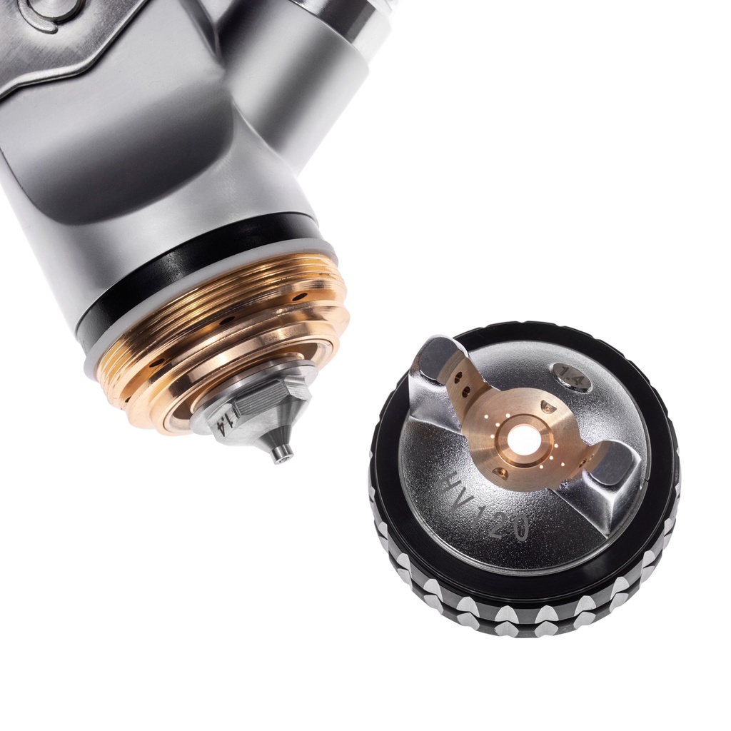 Benbow 000061 PK60 - Pistolet lakierniczy + Walizka HVLP, 1.4mm i 1.8mm