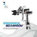 Benbow 000065 PK70 - Pistolet lakierniczy MP, dysza 1.3mm, precyzyjne malowanie.