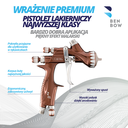 Benbow 000070 PK80 - Pistolet lakierniczy MP 1.3mm, walizka.