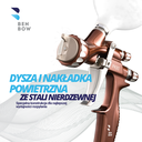 Benbow 000070 PK80 - Pistolet lakierniczy MP 1.3mm, walizka.