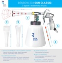 Benbow 000234 Classic - Pistolet czyszczący plus 3x Tuba