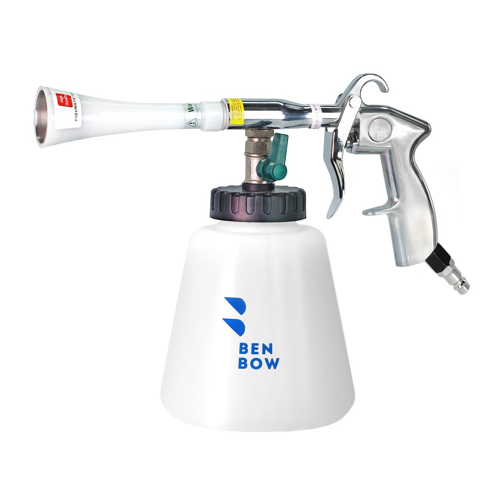 BenBow 004 Classic - Cleaning gun with metal reinforced nozzle and 1L container