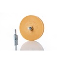 BenBow 117 - Rubber disc with adapter for removing stickers/glue/film