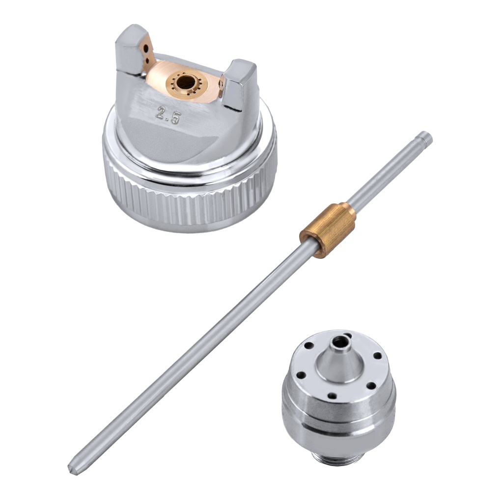 BenBow Sprühpistolen-Düse 094 2.5mm HVLP + Nadel und Flügelmutter