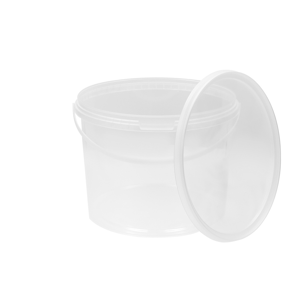 Benbow Eimer 0,5L Transparent E05T mit Deckel für Lebensmittel