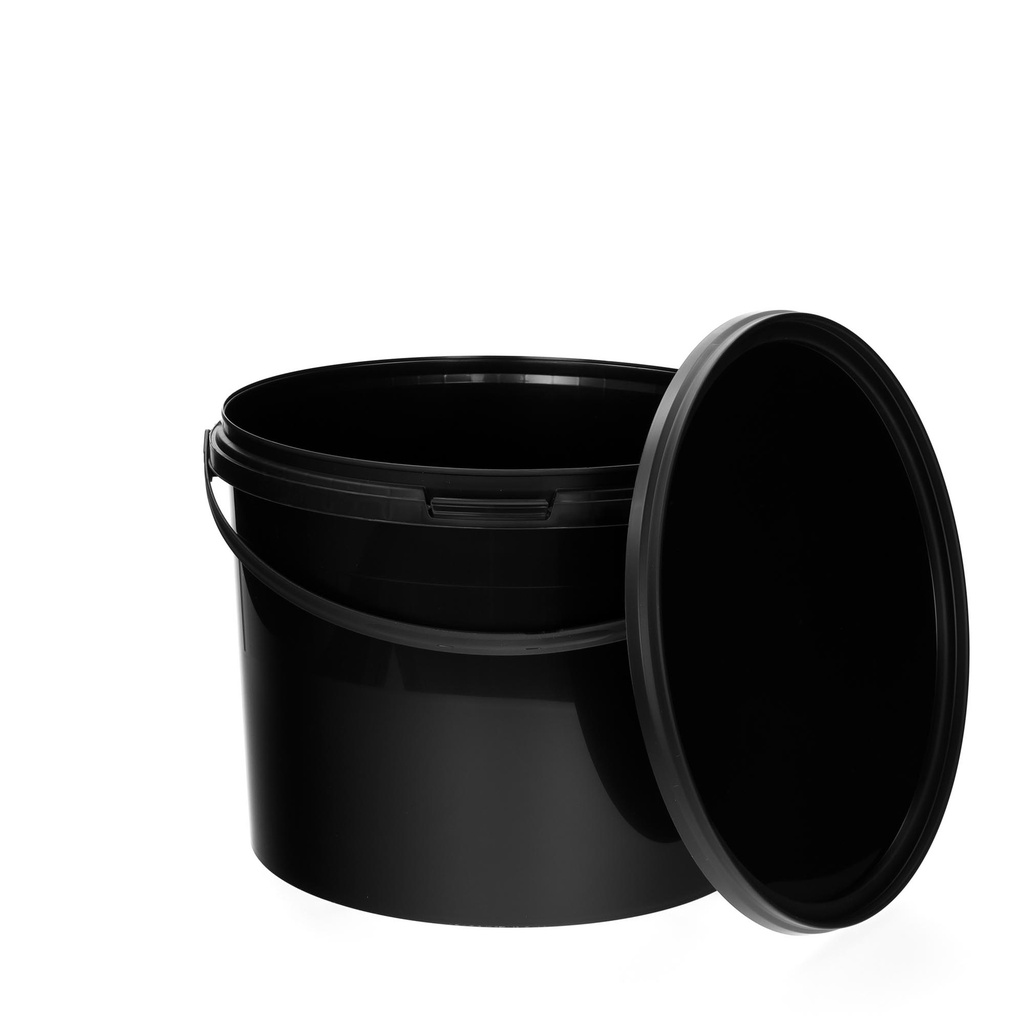 BenBow Black Bucket 5L (E5S), with food lid