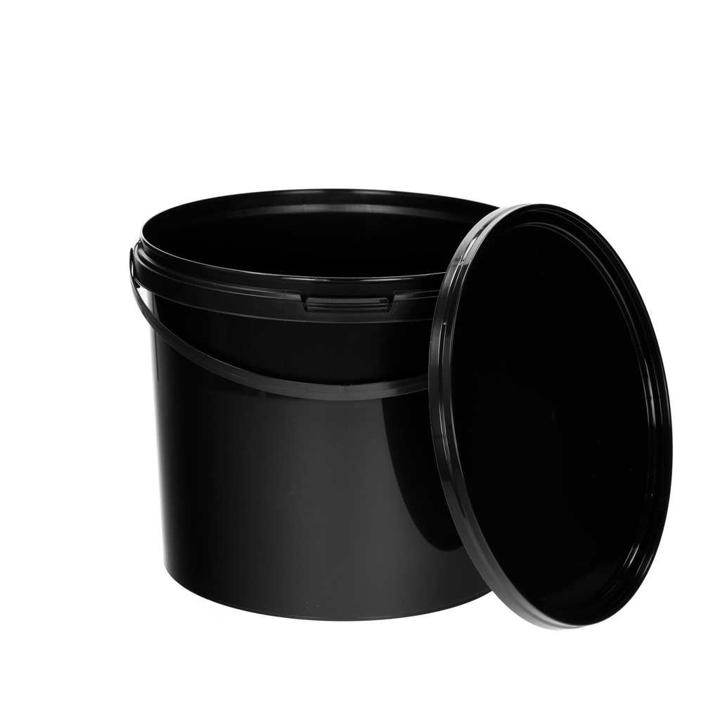 Benbow Bucket 10L Black E10S with a food lid