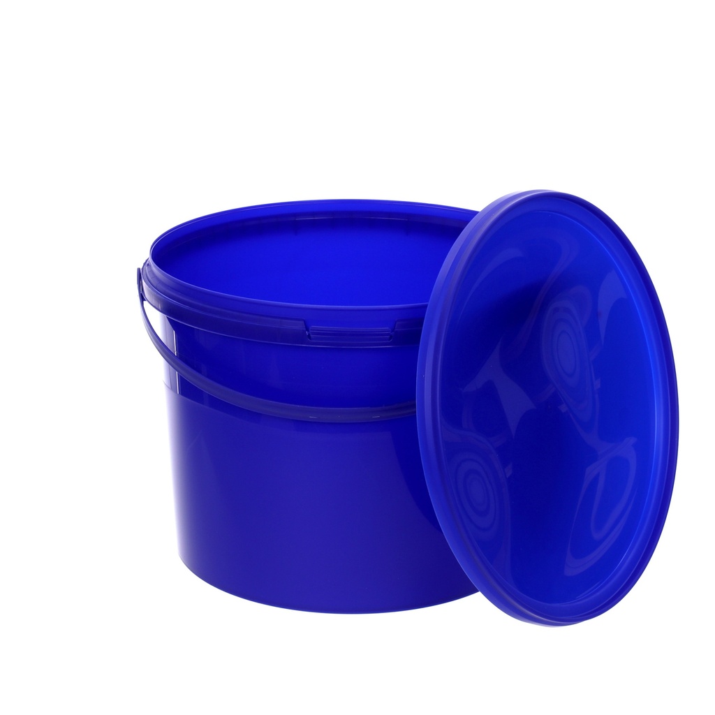 Benbow Food Bucket with Lid 10L Blue - E10BL