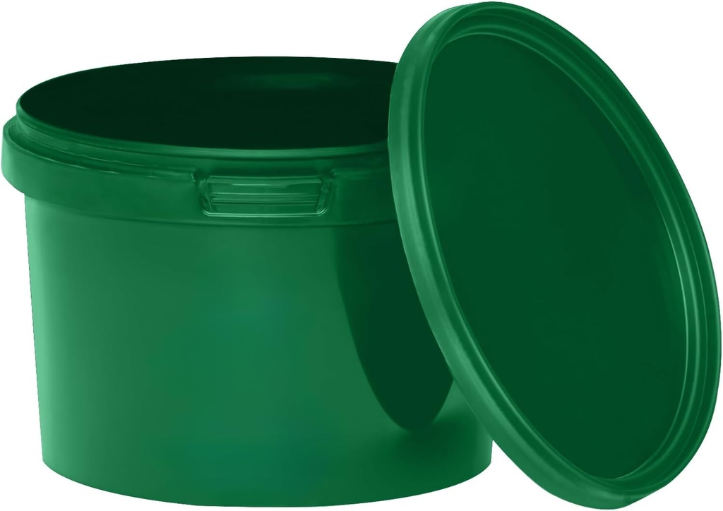 Benbow Wiaderko Zielone 0,5L ( E05GR ), z pokrywą na żywność