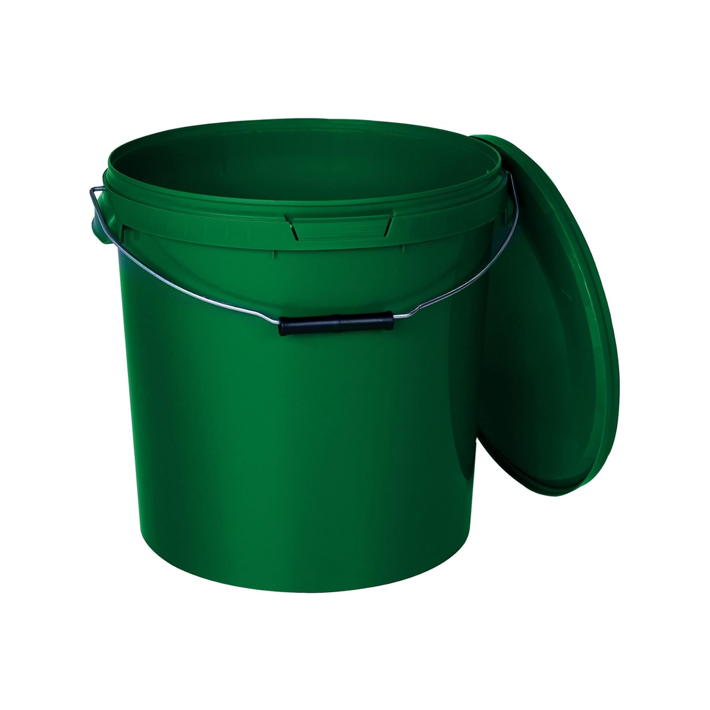 BenBow Green Bucket 30L (E30GR), with lid for food