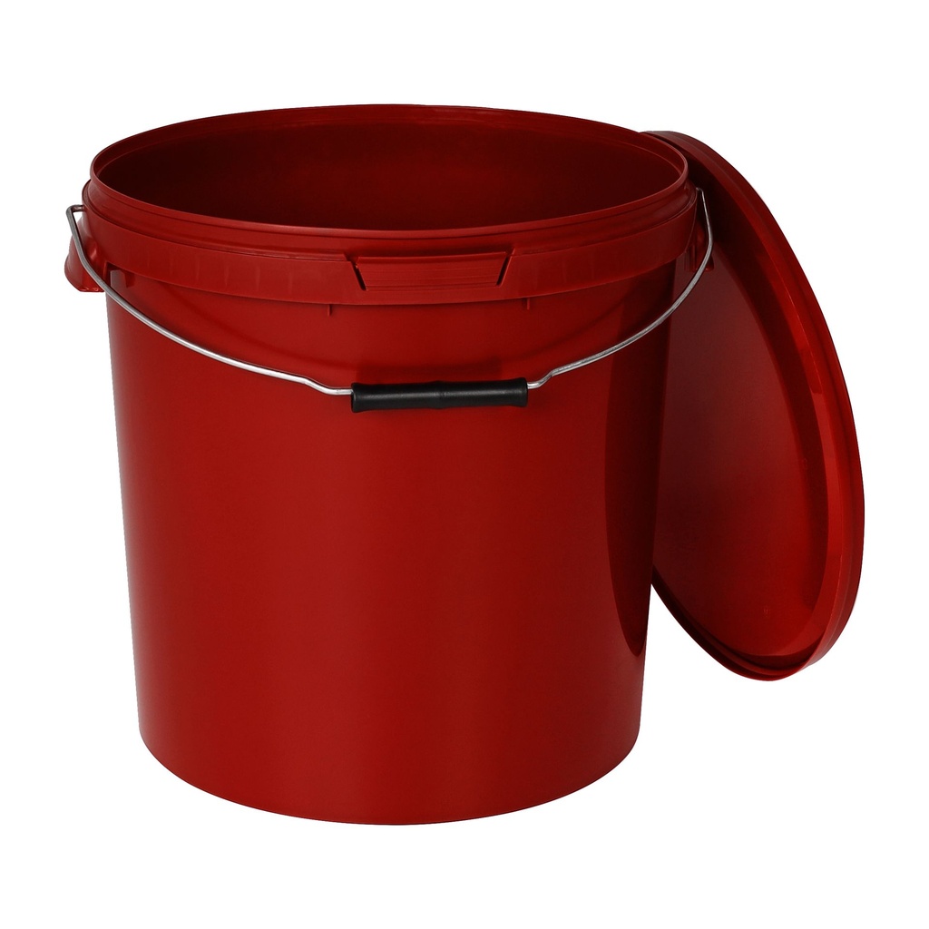 Benbow Wiaderko Czerwone 20L ( E20RO ), z pokrywą na żywność
