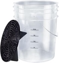 BenBow Transparent Detailing Bucket 20L (without logo) + black separator