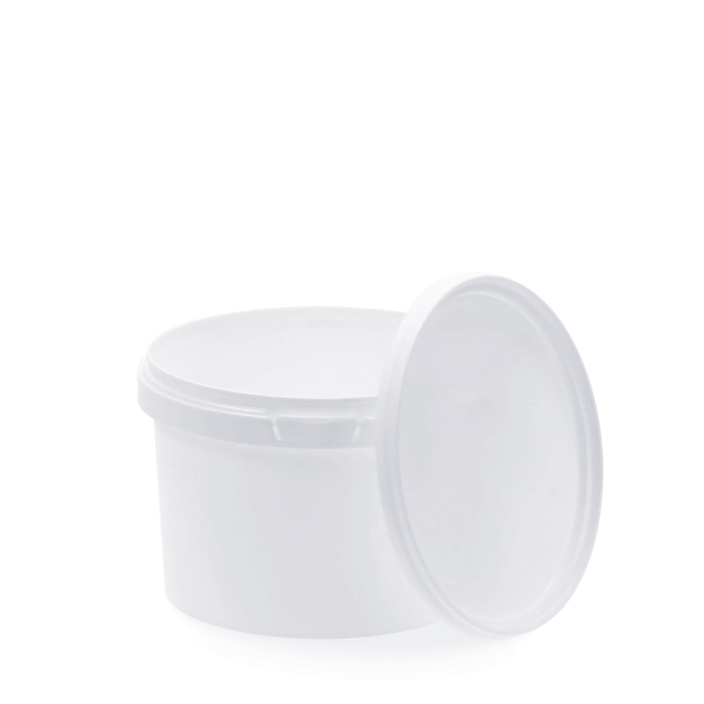 Benbow Bucket 0.5L White E05W with food lid