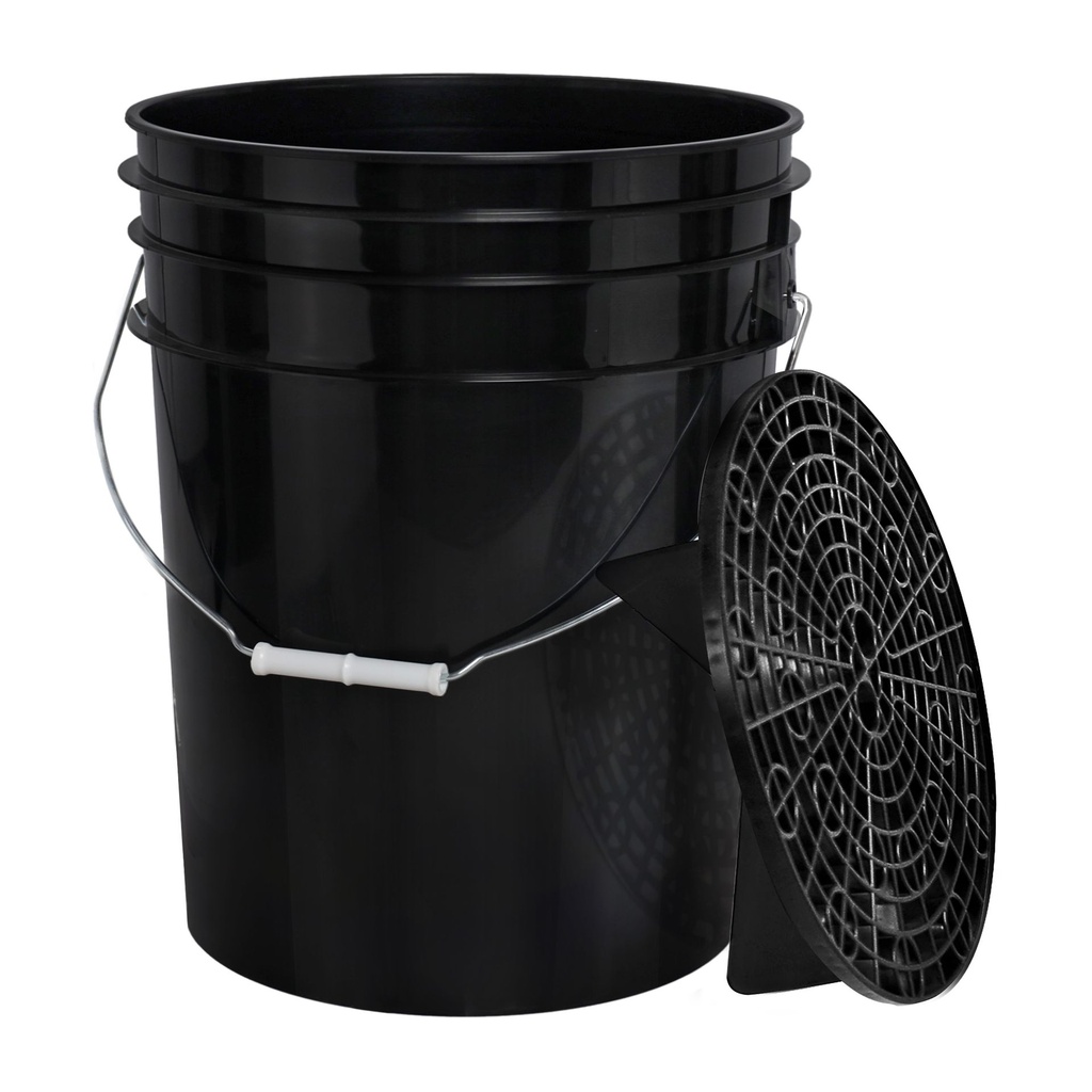 Benbow - Czarne wiadro 20L blanko (bez logo)+ czarny separator - Paleta - 152