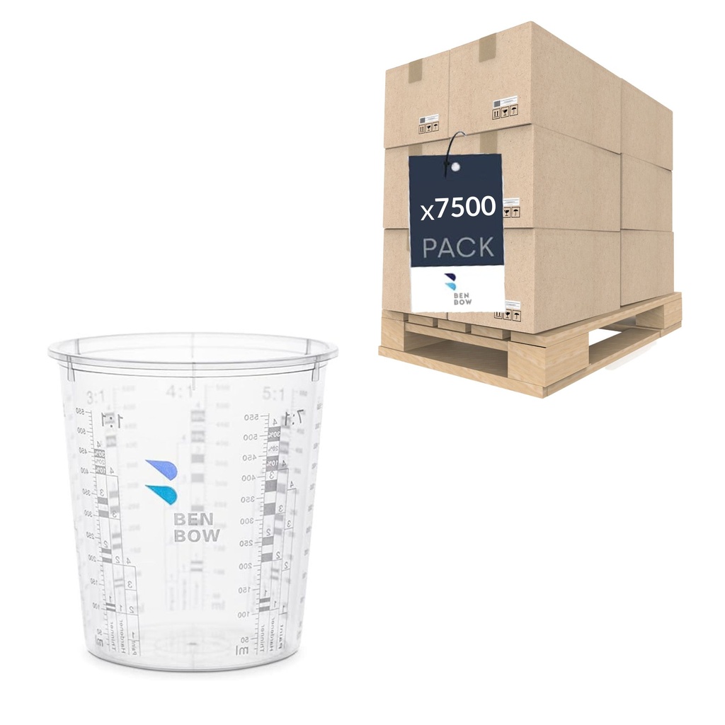 Benbow 000408 Cala paleta, zestaw kubków 680ml bez pokrywek 7500szt