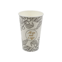 BenBow 002016 - Papierowy Jednorazowy Kubek z Nadrukiem 400 ml