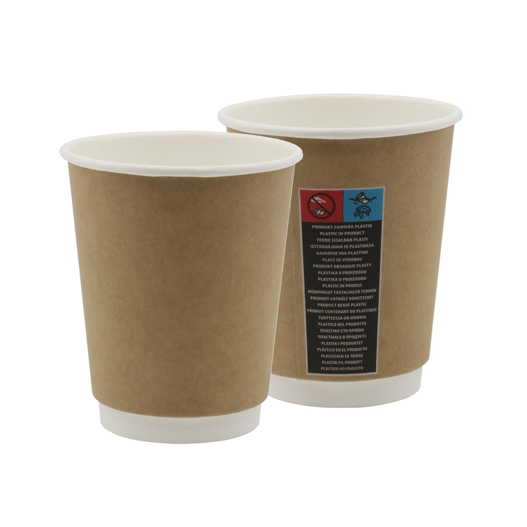 BenBow Papierowy Jednorazowy Termiczny Kubek z Nadrukiem 300 ml