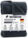 BENBOW 631 Mikrofaser Auto Trockentuch 90x70 cm 1100 GSM – Twisted Pile, Extrem Saugstark, Lackschonend
