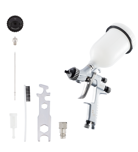 [000065] Benbow 000065 PK70 - Pistolet lakierniczy MP, dysza 1.3mm, precyzyjne malowanie.