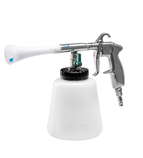 [000100] BenBow air cleaning gun PRO Blue Storm - washing gun - durable and sturdy - rotating plug connector - touchless cleaning of passenger cars, trucks, buses, and upholstery, also suitable for blowing out.