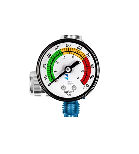 [000600] Benbow PRO 600 Blue pneumatic reducer with manometer
