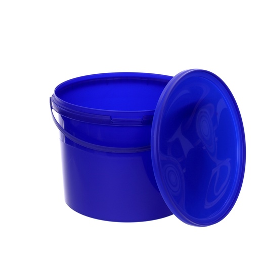 [001304] Benbow Eimer für Lebensmittel mit Deckel 10L Blau E10BL