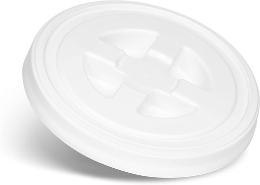 [000791] Screw lid for a bucket, white.