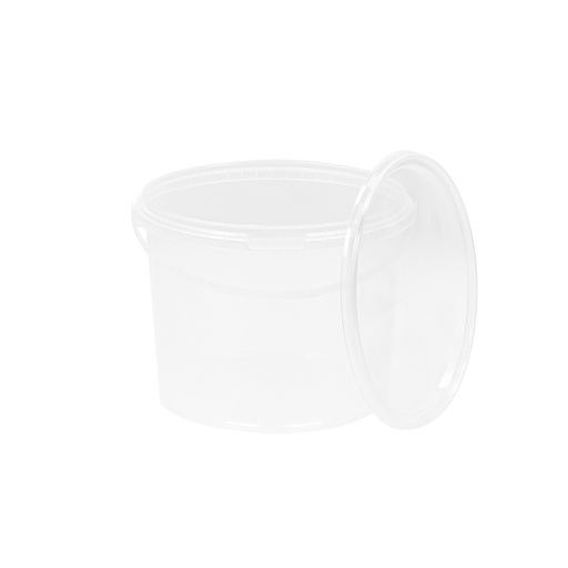 Benbow 3L Transparent Food Grade Bucket with Lid - E3T