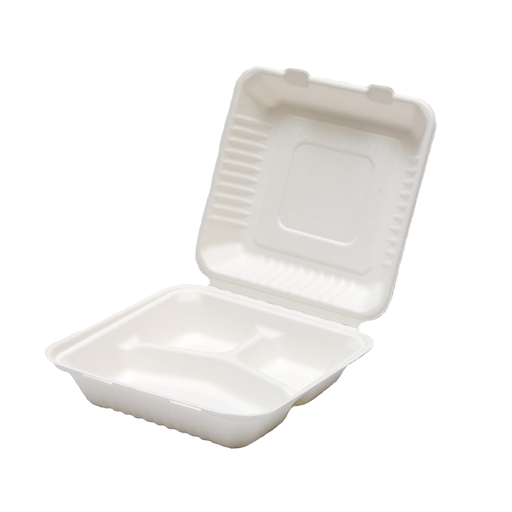[002026] FE045 MENU BOX 230 x 230 x 75mm NATURA 3-komorowy A 200